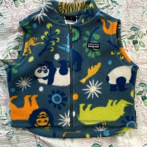 Patagonia Synchilla Jungle Print Vest